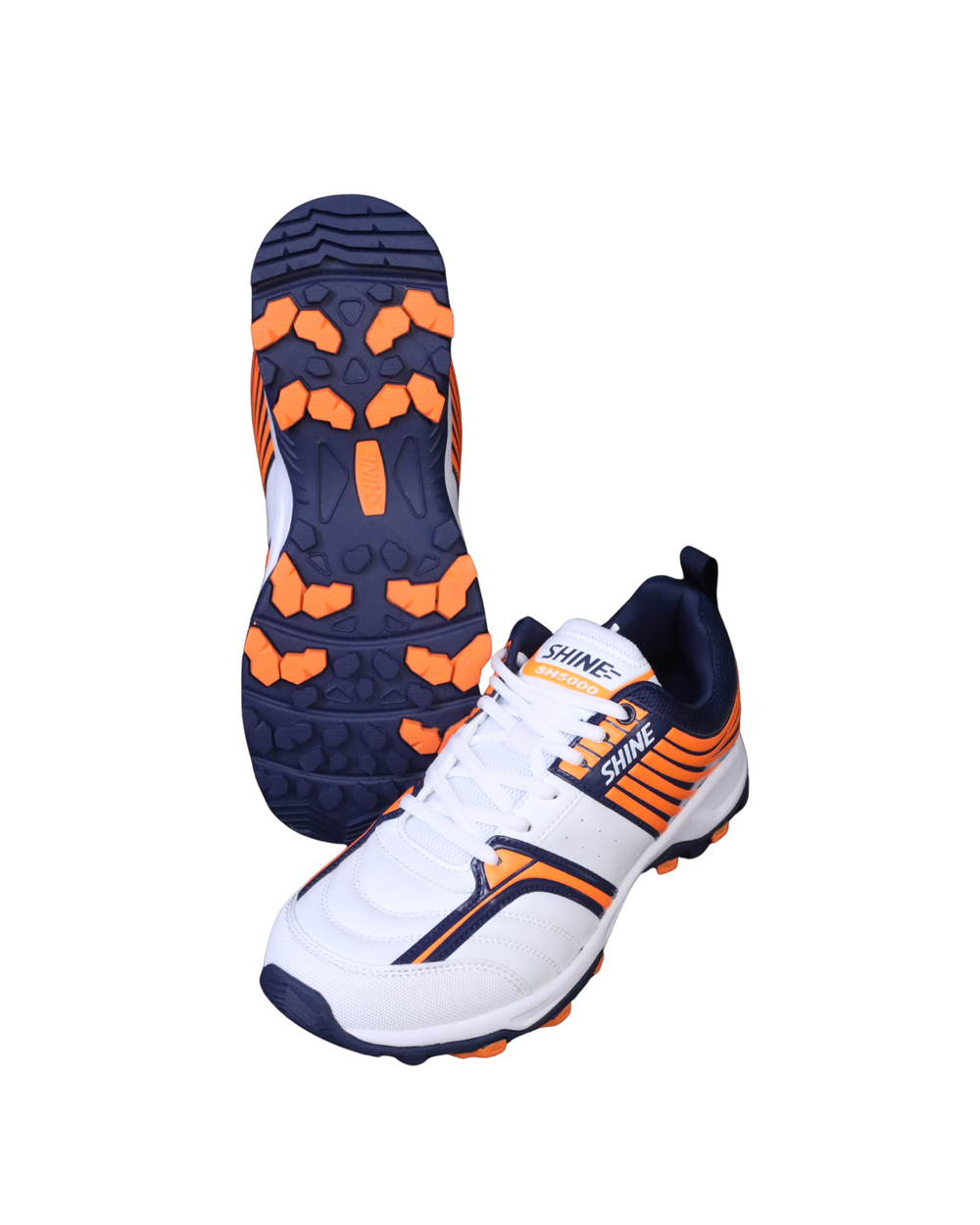 SHINE Ignite Orange Cricket Shoes