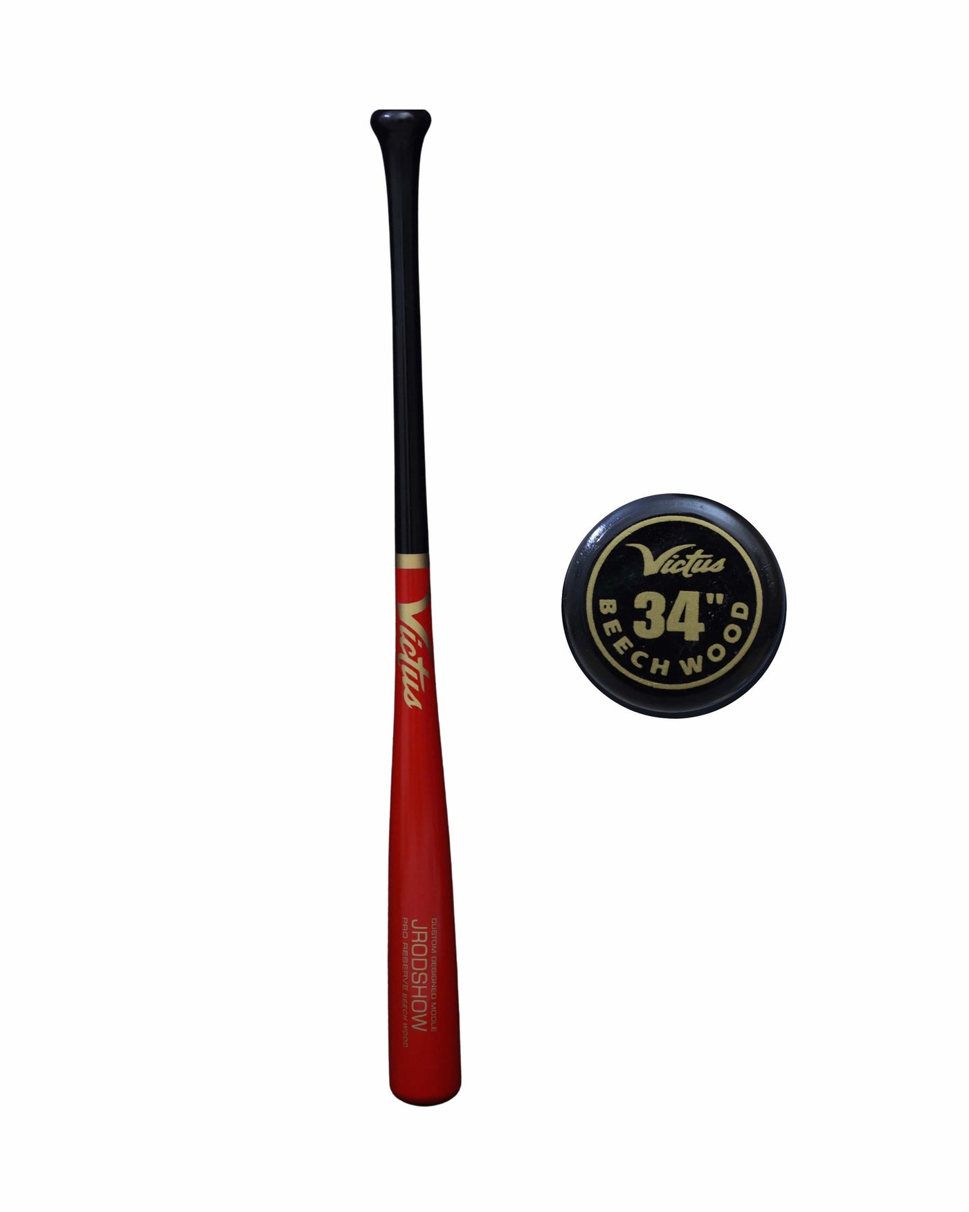 Victus Pro Reserve JRODSHOW Wood Bat (Red/Black Edition)