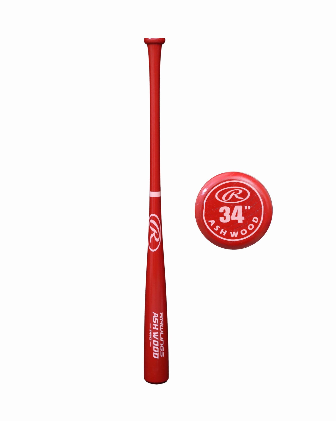 Rawlings Pro Ash Wood Bat (Crimson Edition)
