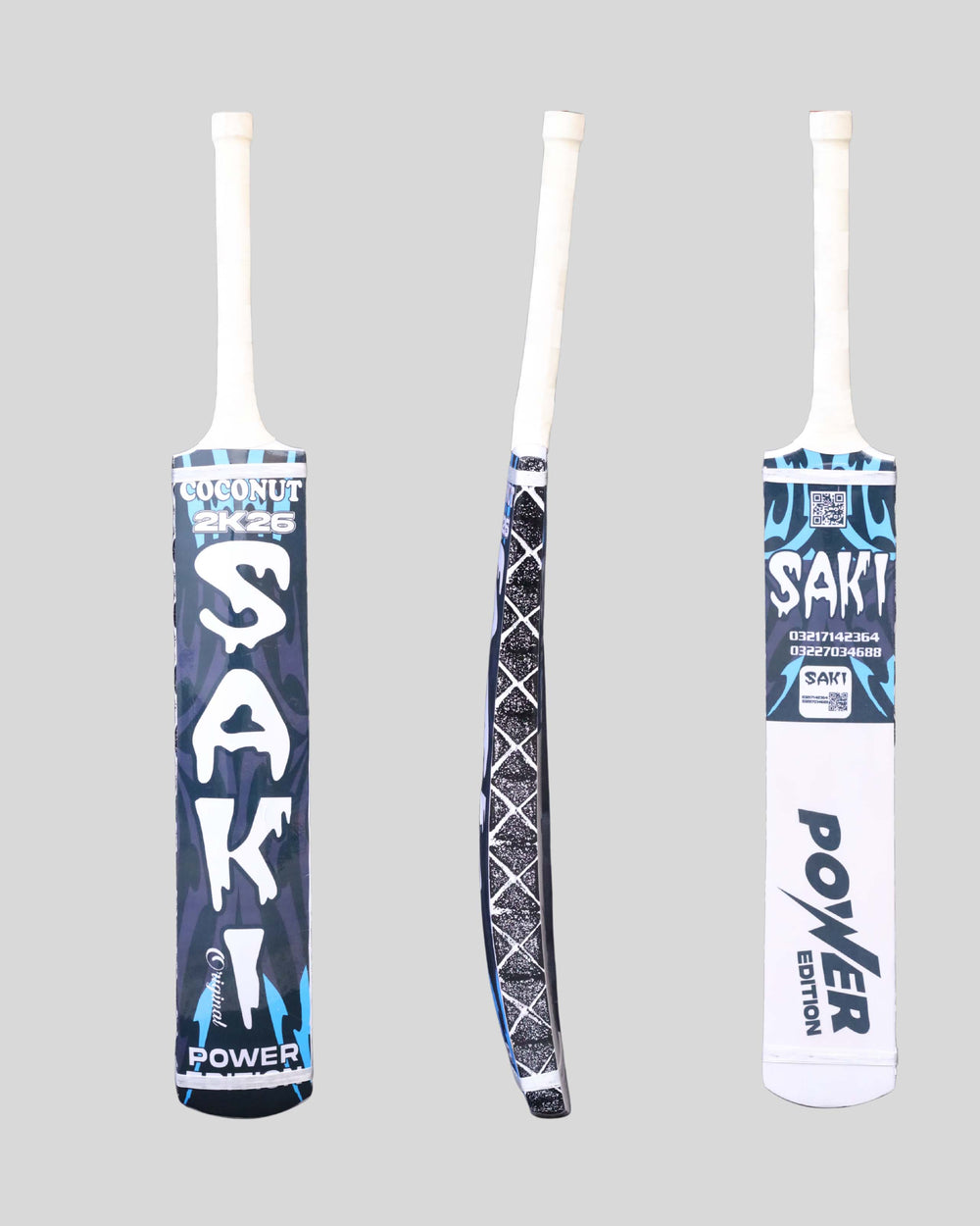 SAKI Coconut 2K26 Power Edition Cricket Bat (Blue Edition)